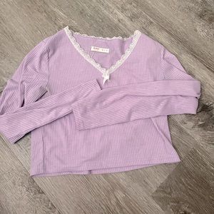 Lavender Long Sleeve Shirt